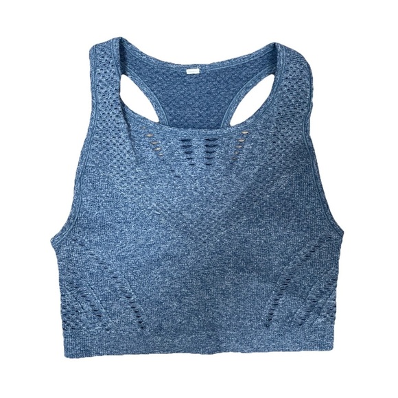 Blue Knit Women's Top - Picture 1 of 4